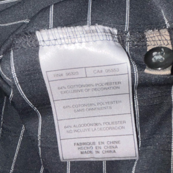 Nike Men's Black and Gray Striped Polo Shirt Tiger Woods Collection - Picture 10 of 10